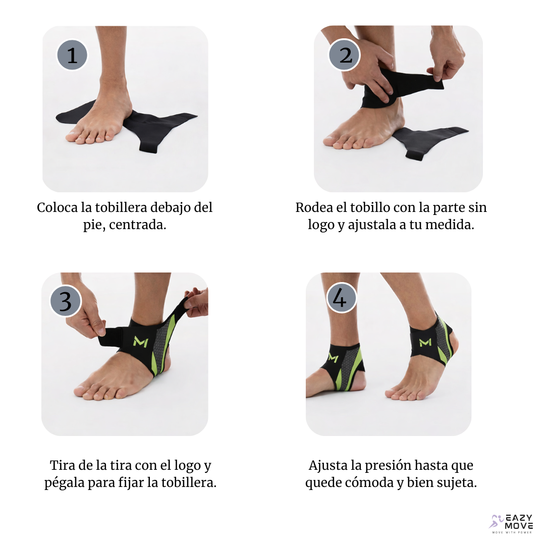 Soporte de Tobillo de Alta Compresión